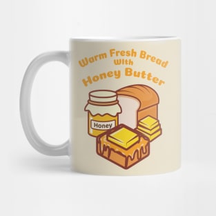 Warm Fresh Bread With Honey Butter Mug